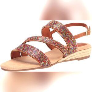 (5-2885) Easy Street Women's Radical Wedge Sandal Sz 11